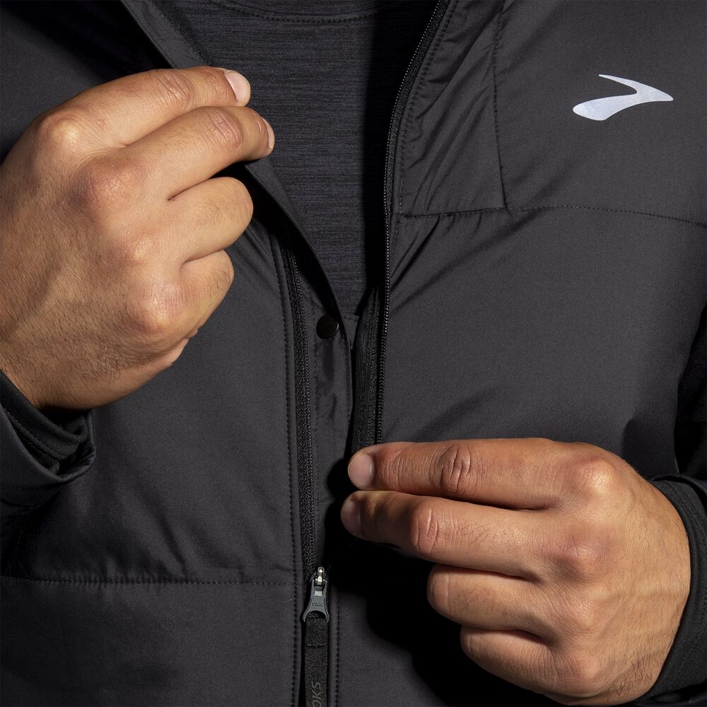 Brooks Shield Hybrid Jacket 3.0 - Schwarz