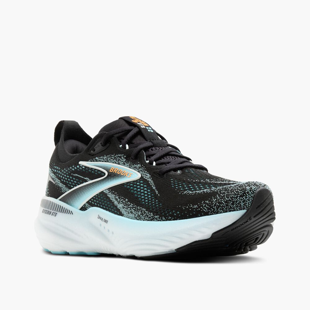 Brooks Glycerin GTS 22 - Schwarz/Atomizer/Blazing Orange
