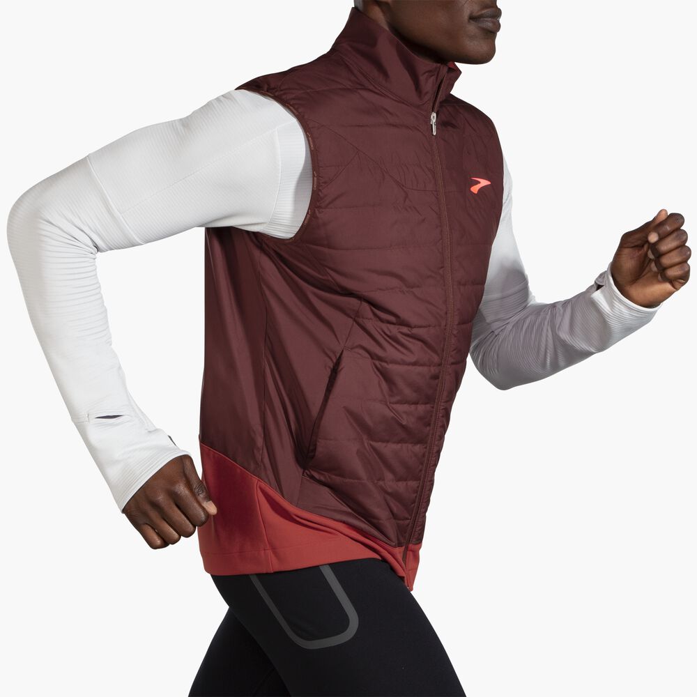 Brooks Shield Hybrid Vest 2.0 - Run Rosine/Kupfer