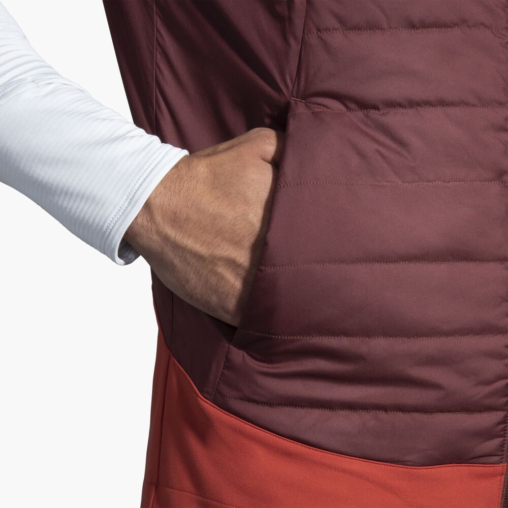 Brooks Shield Hybrid Vest 2.0 - Run Rosine/Kupfer