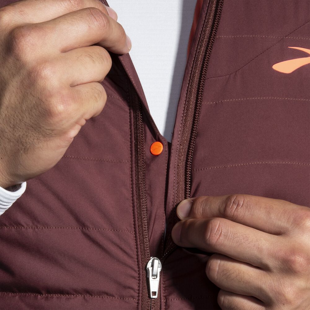 Brooks Shield Hybrid Vest 2.0 - Run Rosine/Kupfer