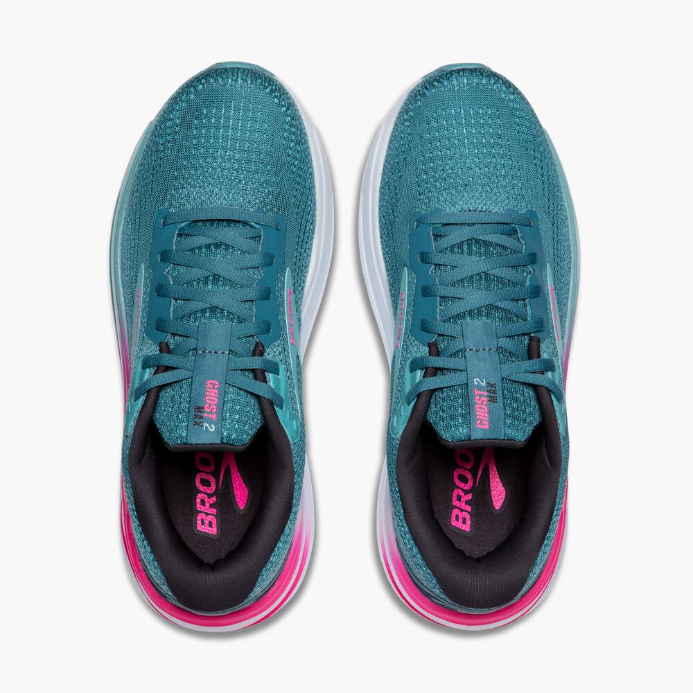 Brooks Ghost Max 2 - Sturmblau/Knockout Pink/Aqua