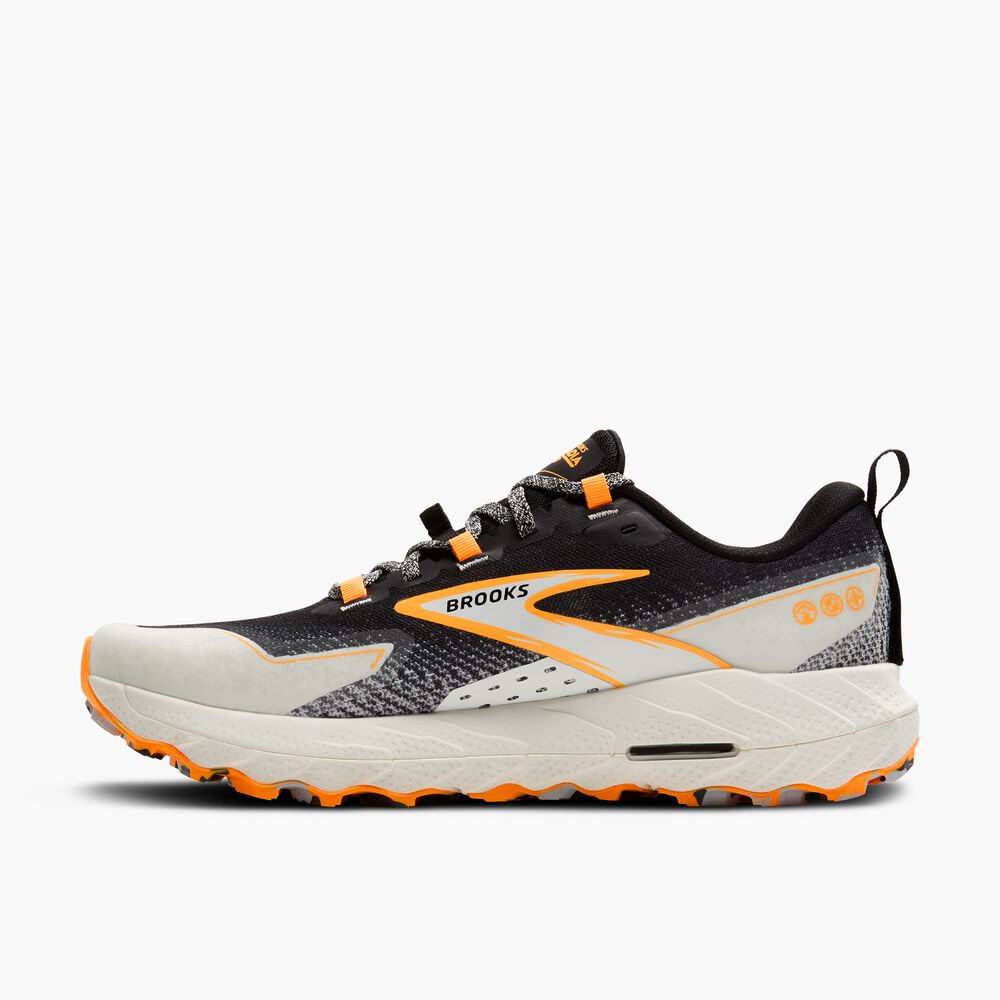 Brooks Cascadia 18 - Schwarz/Blau gewaschen/Orange
