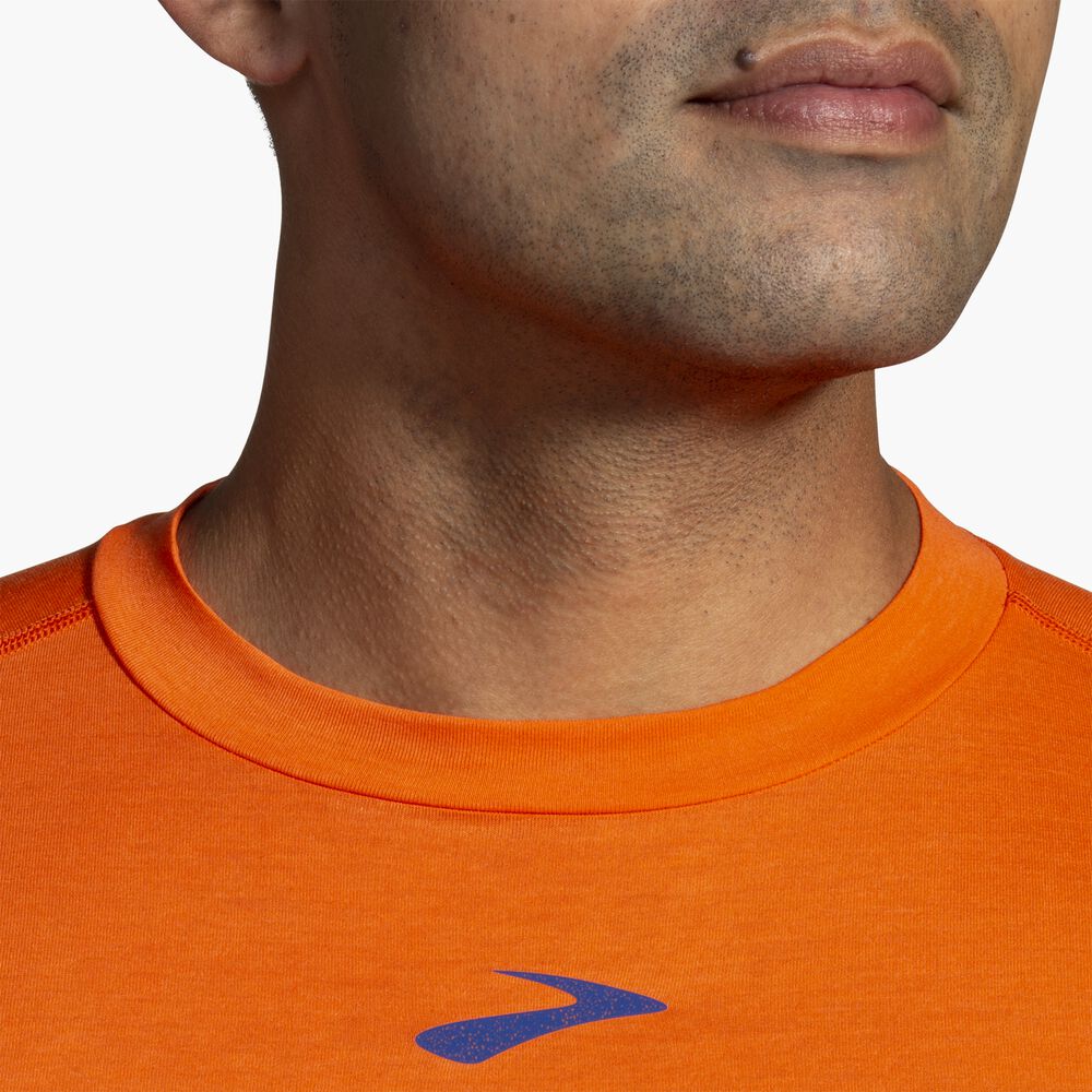 Brooks High Point Short Sleeve - Bright Orange