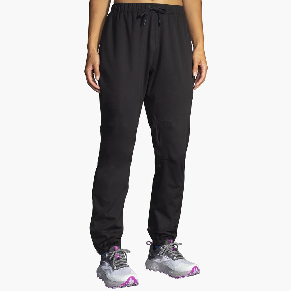 Brooks High Point Waterproof Pant - Schwarz