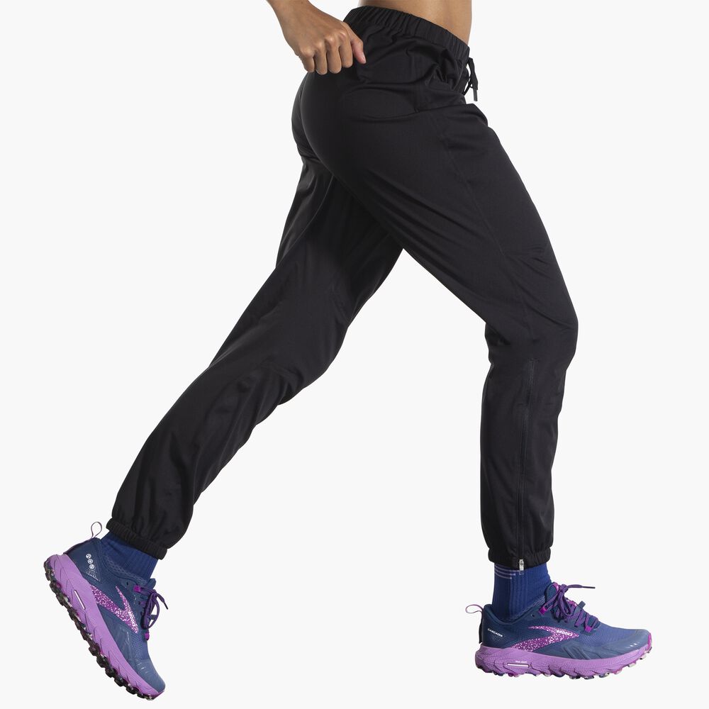 Brooks High Point Waterproof Pant - Schwarz