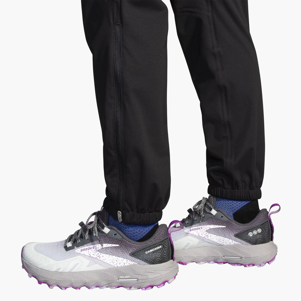 Brooks High Point Waterproof Pant - Schwarz