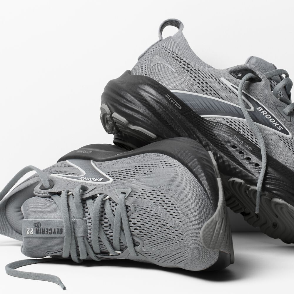 Brooks Glycerin 22 - Primer Gray/Ebony/Bluewash