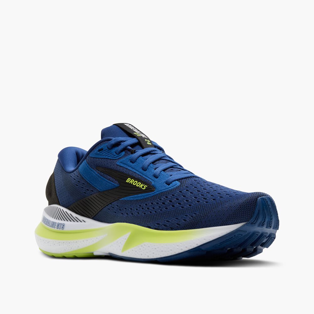 Brooks Adrenaline GTS 24 - Marine Peony/Schwarz/Acid Lime