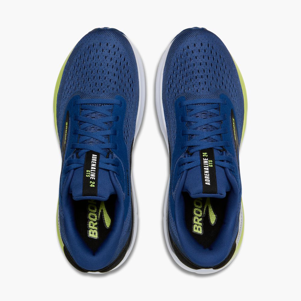 Brooks Adrenaline GTS 24 - Marine Peony/Schwarz/Acid Lime
