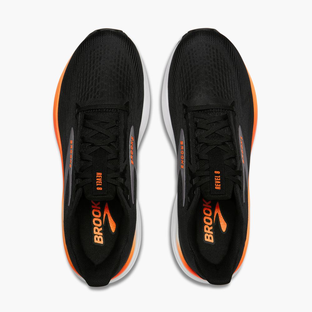 Brooks Revel 8 - Schwarz/Excalibur/Orange