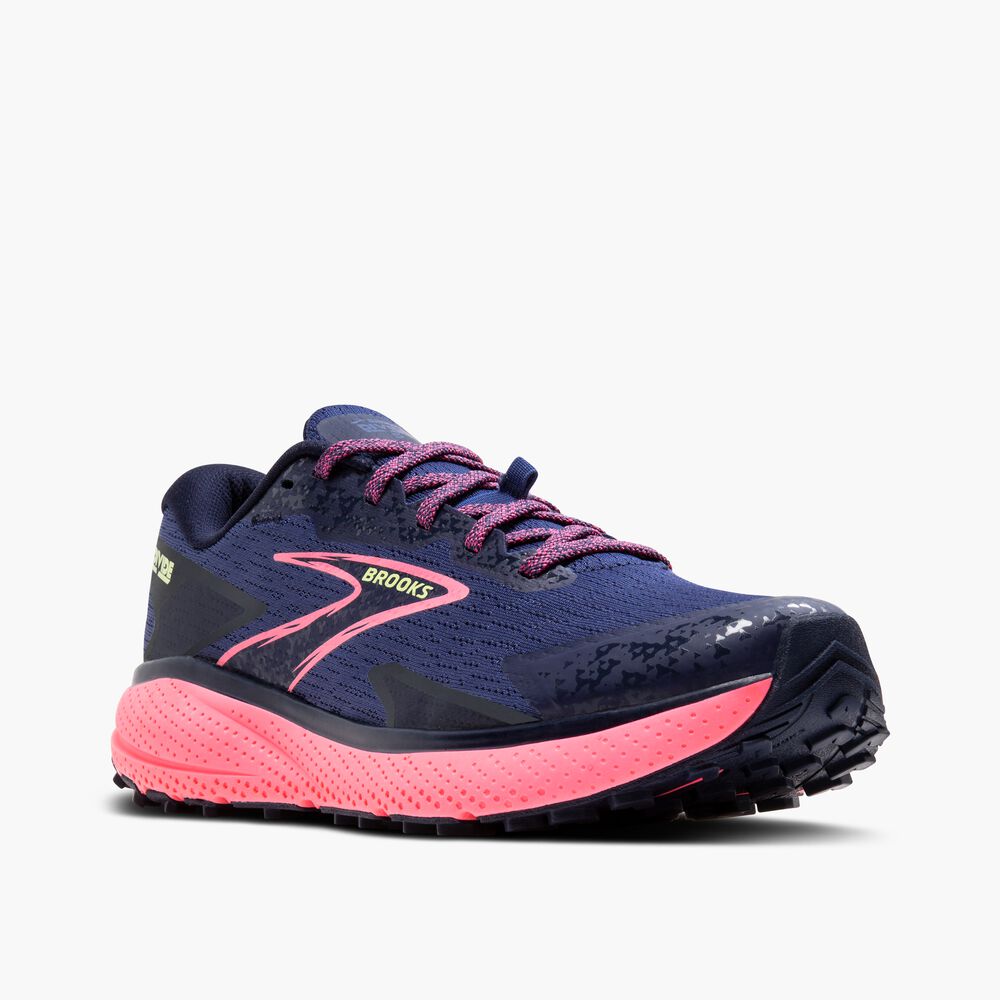 Brooks Divide 5 - Graublau/Pink/Limette