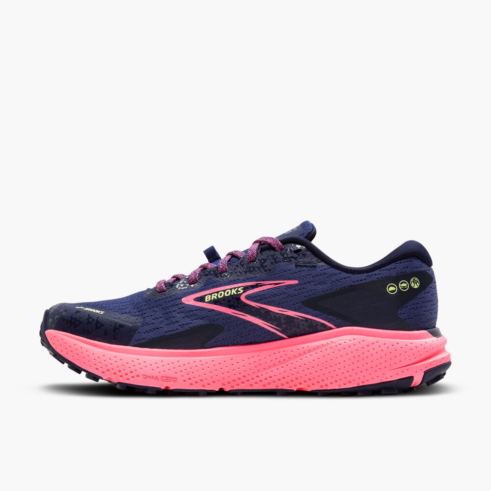 Brooks Divide 5 - Graublau/Pink/Limette