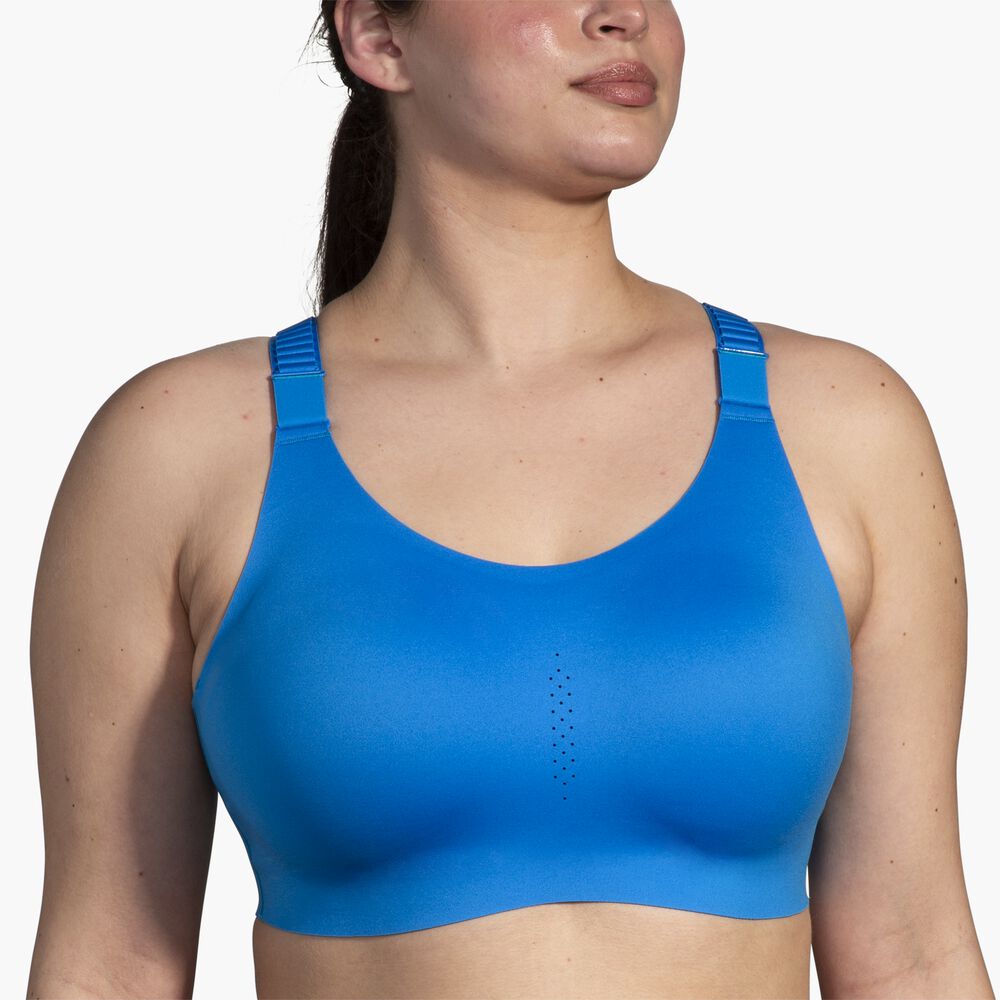 Brooks Racerback 2.0 Sports Bra - Azurblau