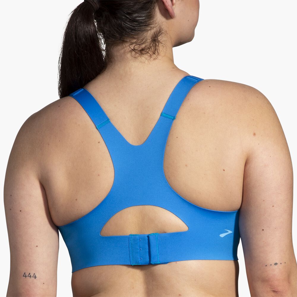 Brooks Racerback 2.0 Sports Bra - Azurblau