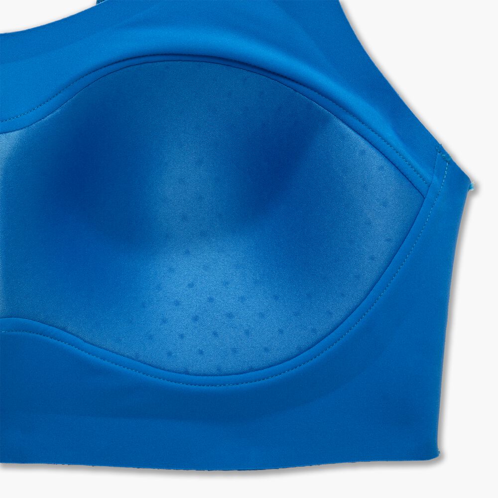 Brooks Racerback 2.0 Sports Bra - Azurblau