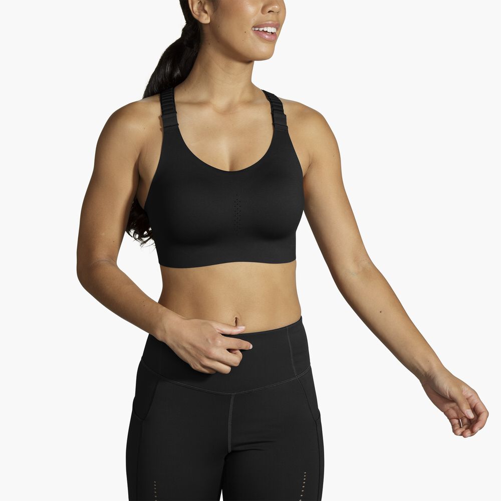 Brooks Racerback 2.0 Sports Bra - Schwarz
