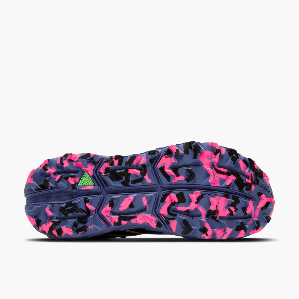 Brooks Cascadia 18 GTX - Graublau/Schwarz/Pink