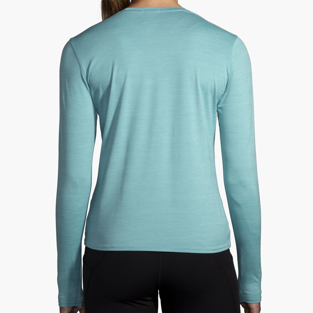 Brooks Luxe Long Sleeve - Hellblau