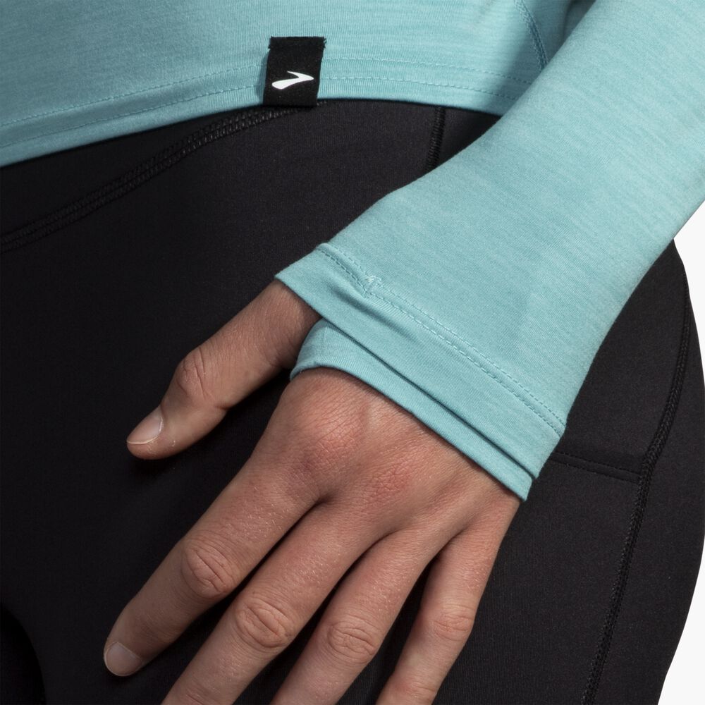 Brooks Luxe Long Sleeve - Hellblau