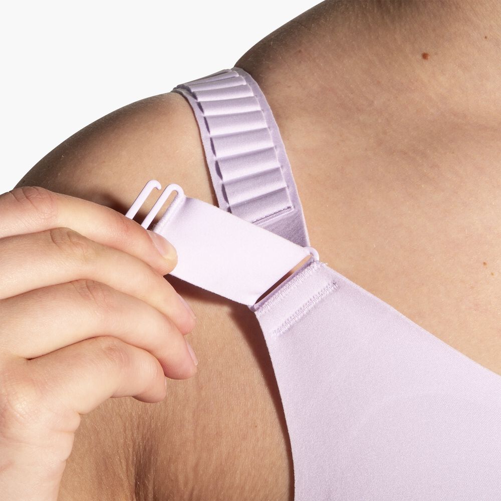 Brooks Scoopback 2.0 Sports Bra - Hellviolett