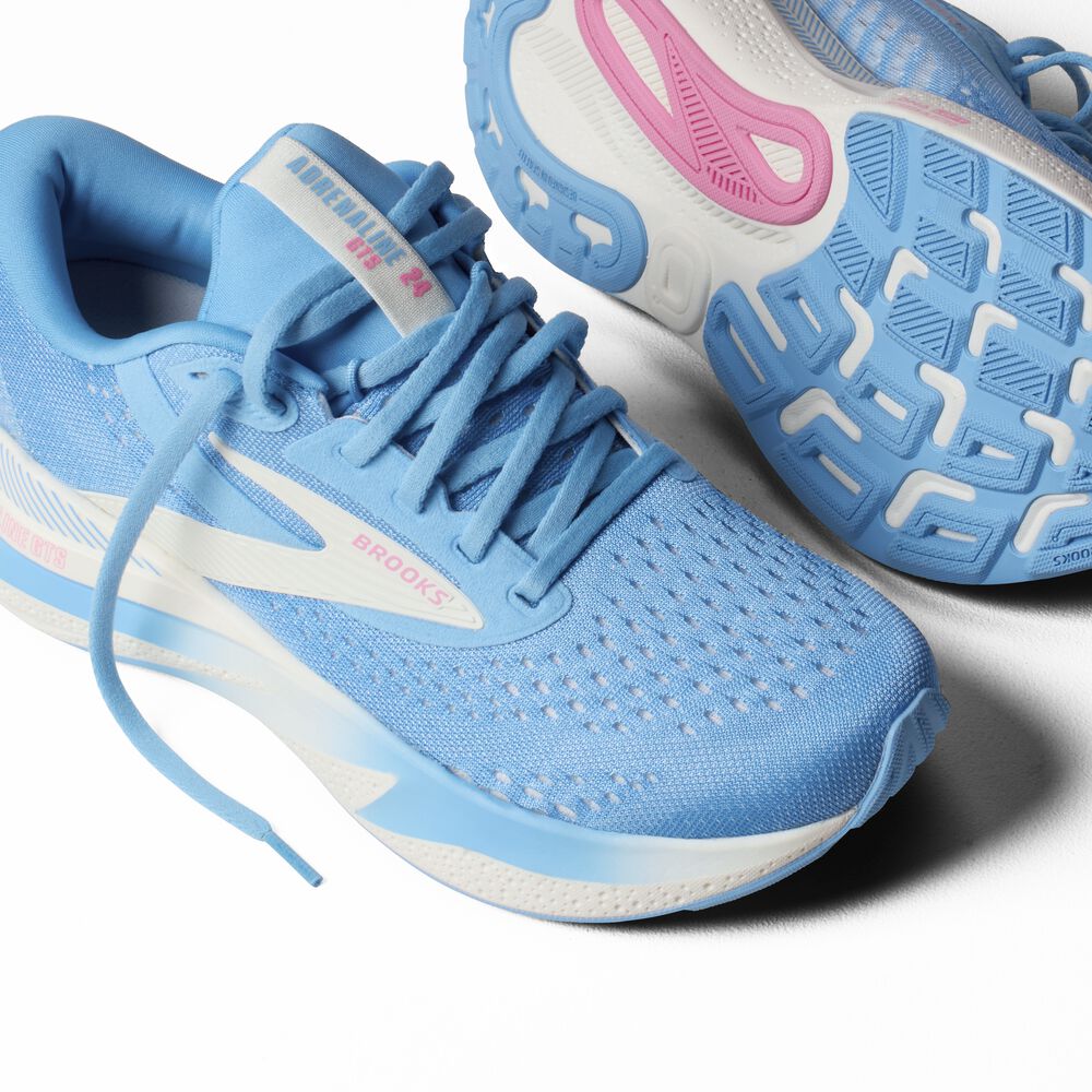 Brooks Adrenaline GTS 24 - Bonnie Blue/Grau/Pink