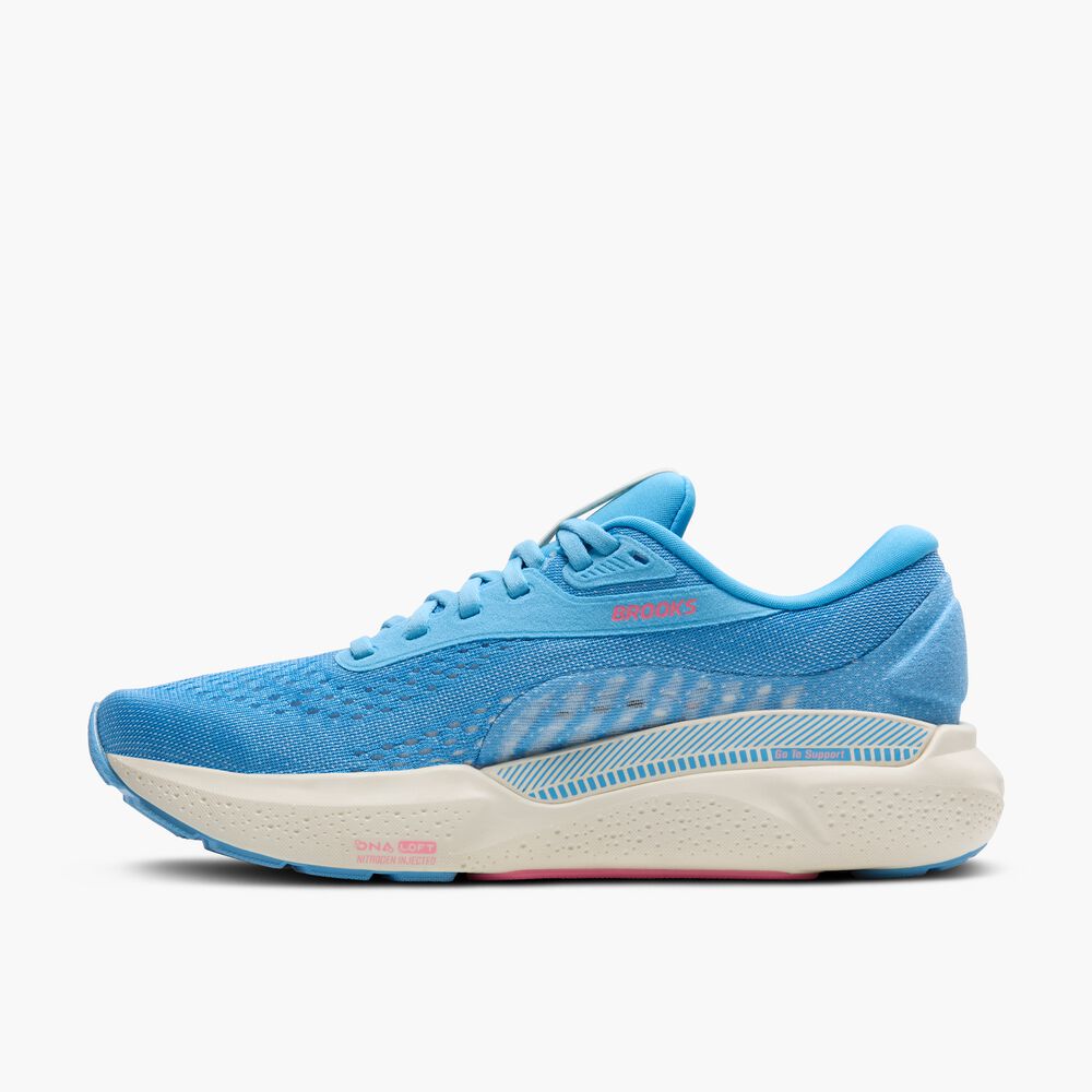 Brooks Adrenaline GTS 24 - Bonnie Blue/Grau/Pink
