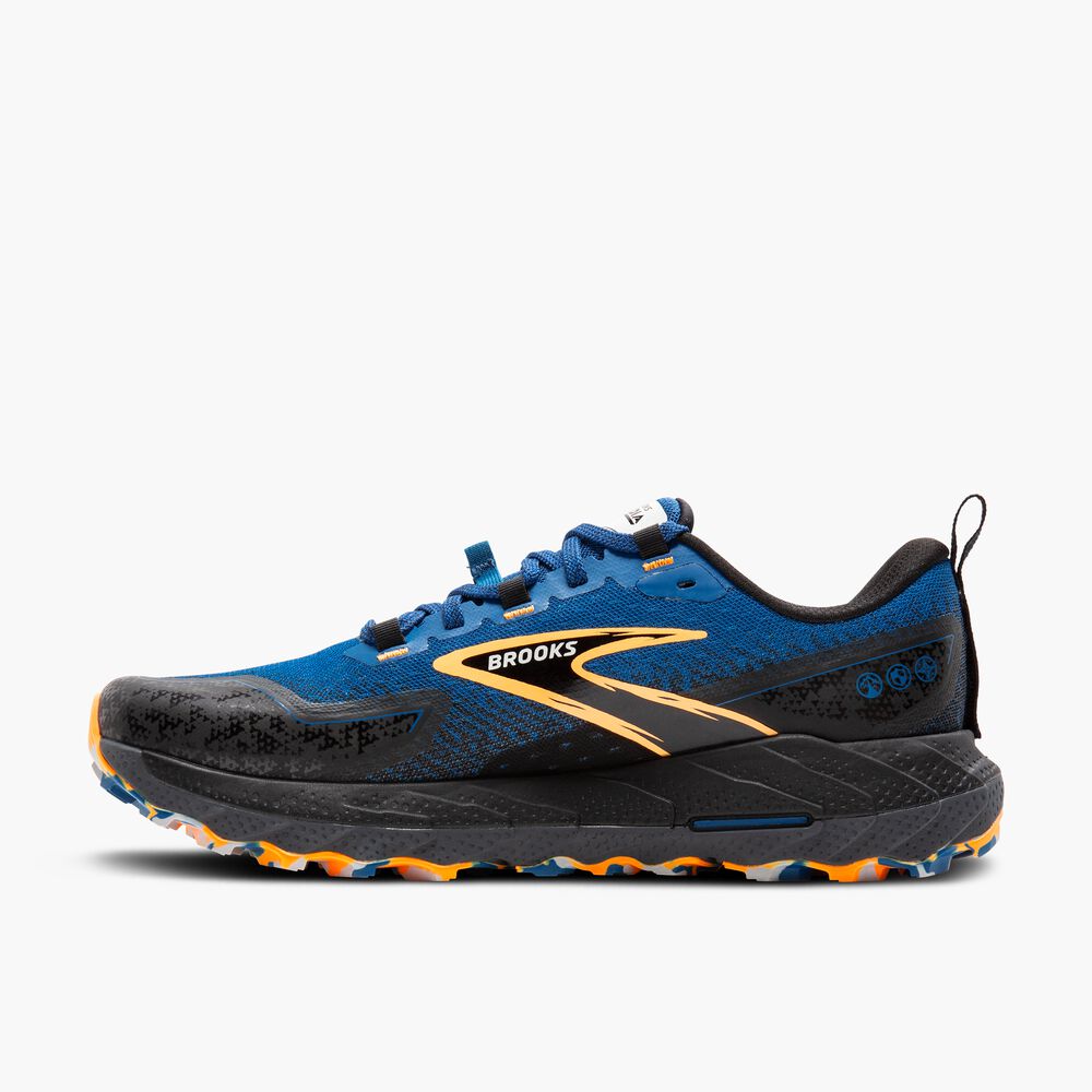 Brooks Cascadia 18 - Saphirblau/Schwarz/Orange