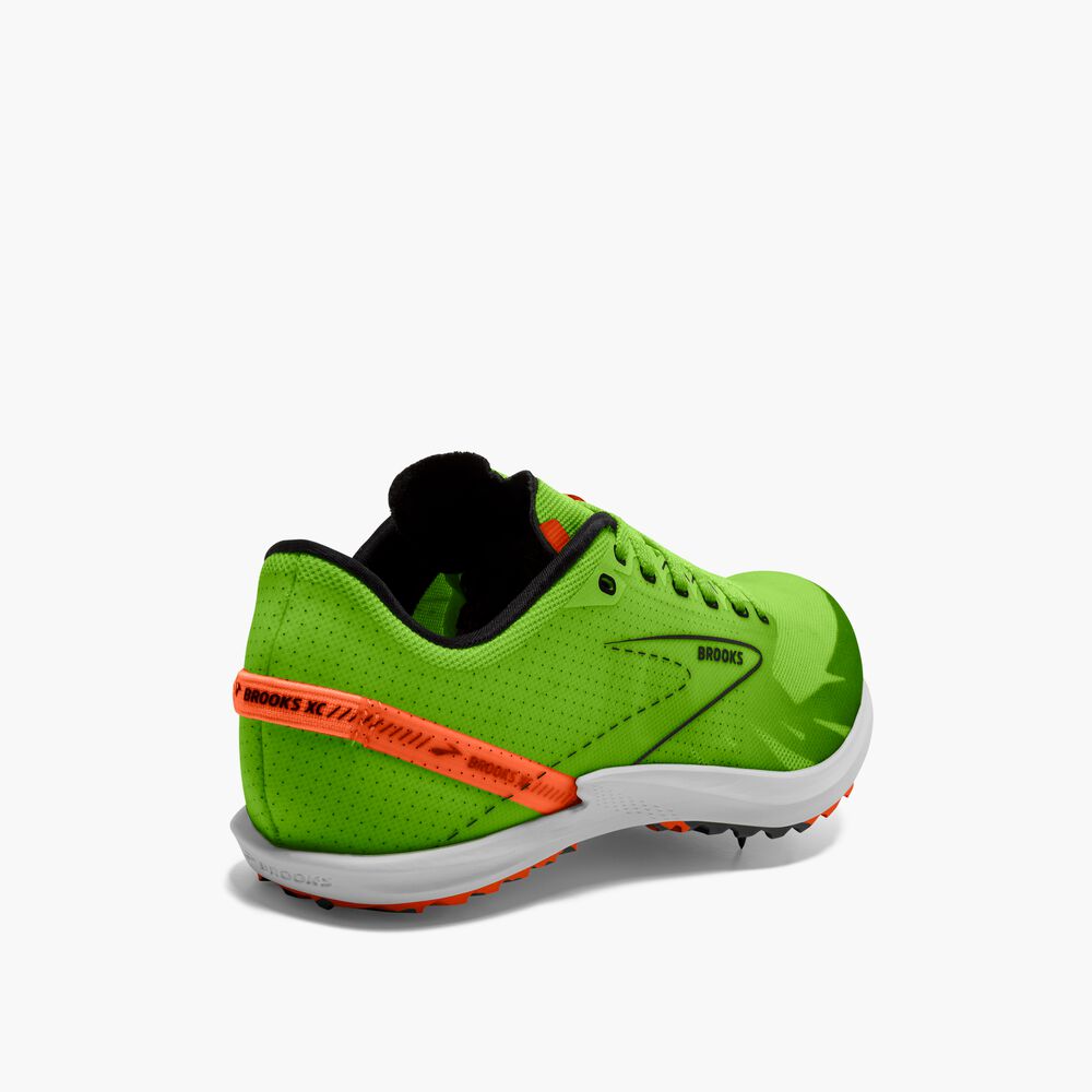 Brooks Draft XC - Geckogrün/Rotorange/Weiß