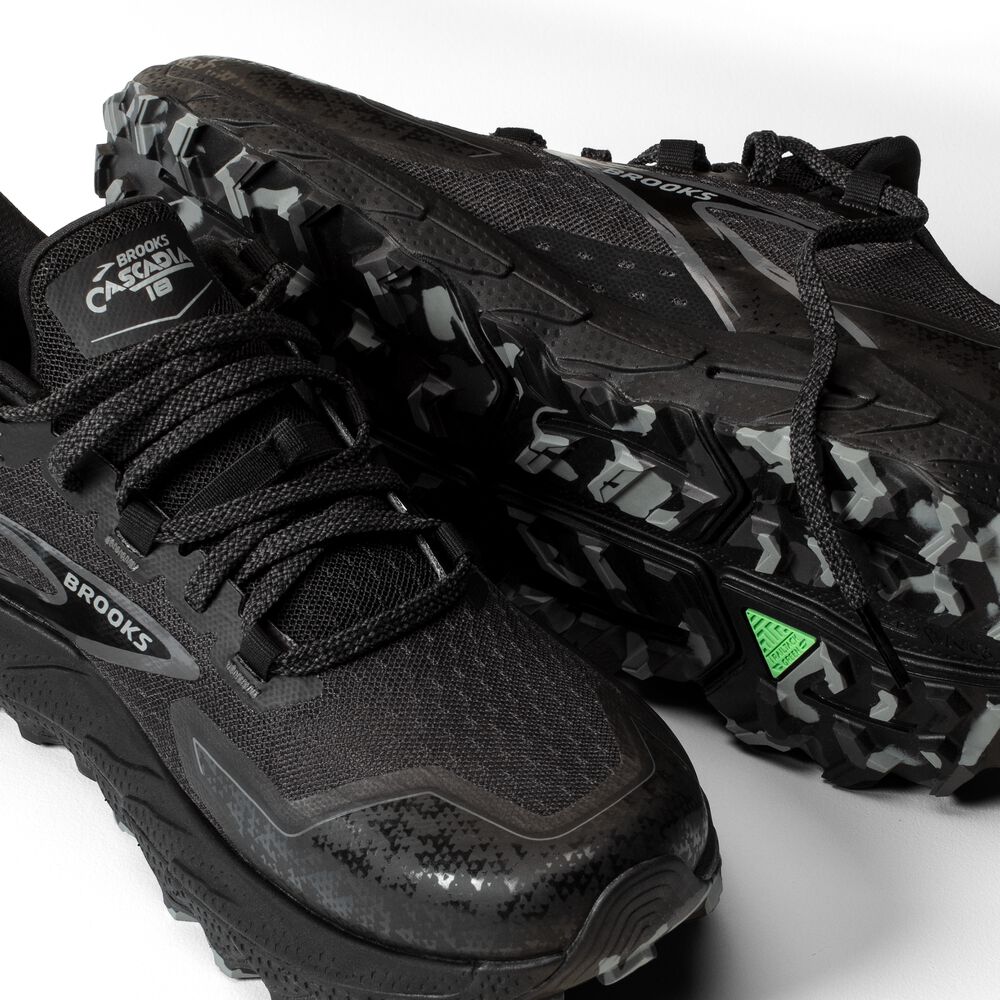 Brooks Cascadia 18 - Schwarz/Perlmuttschwarz/Grau
