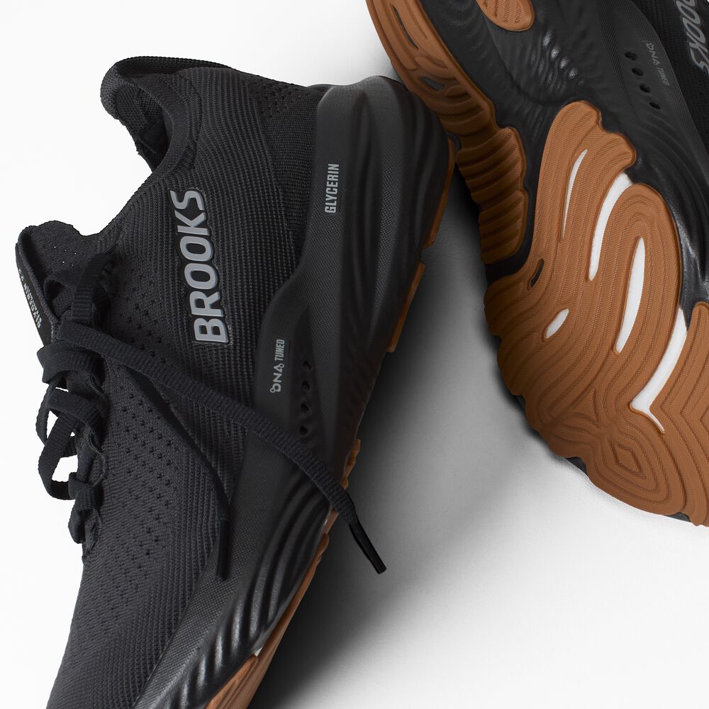 Brooks Glycerin StealthFit 22 - Schwarz/Schwarz