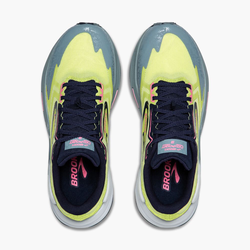 Brooks Catamount 3 - Sonniges Limettengrün/Peacoat/Zitadelle