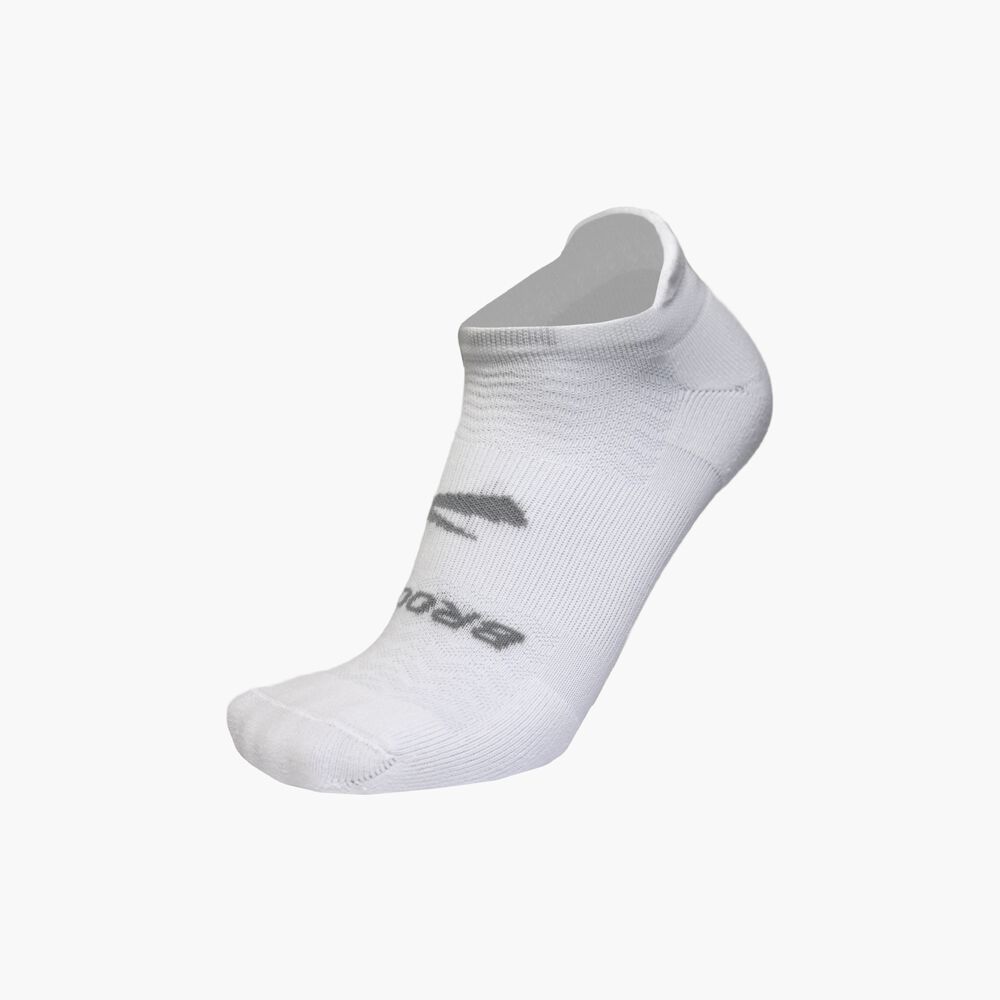 Brooks Run-In No Show 6-Pack - Asphalt/Weiß/Schwarz