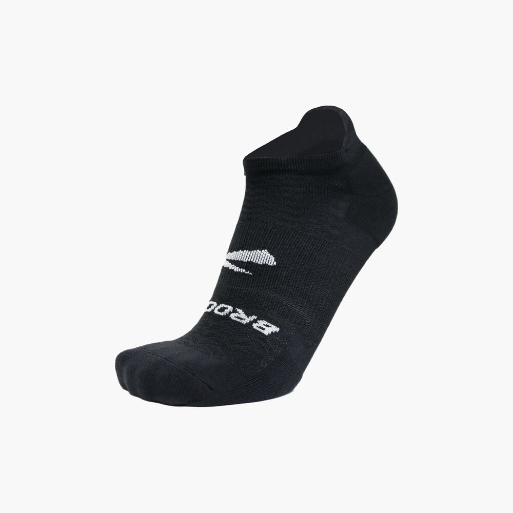 Brooks Run-In No Show 6-Pack - Asphalt/Weiß/Schwarz