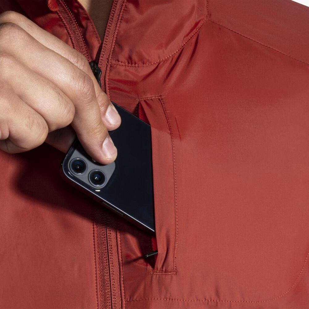 Brooks Fusion Hybrid Jacket - Kupfer/Run Raisin