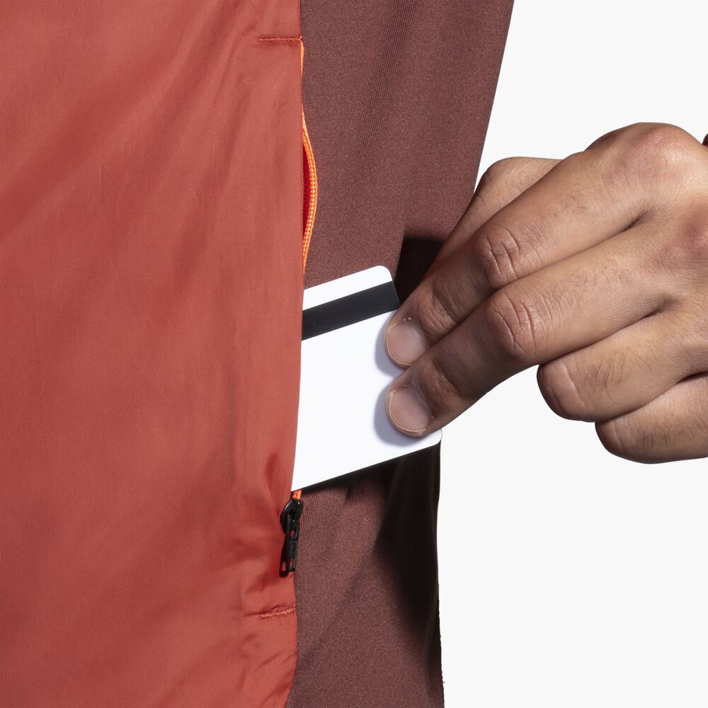 Brooks Fusion Hybrid Jacket - Kupfer/Run Raisin