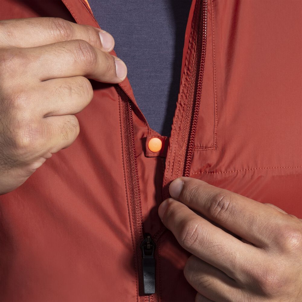 Brooks Fusion Hybrid Jacket - Kupfer/Run Raisin