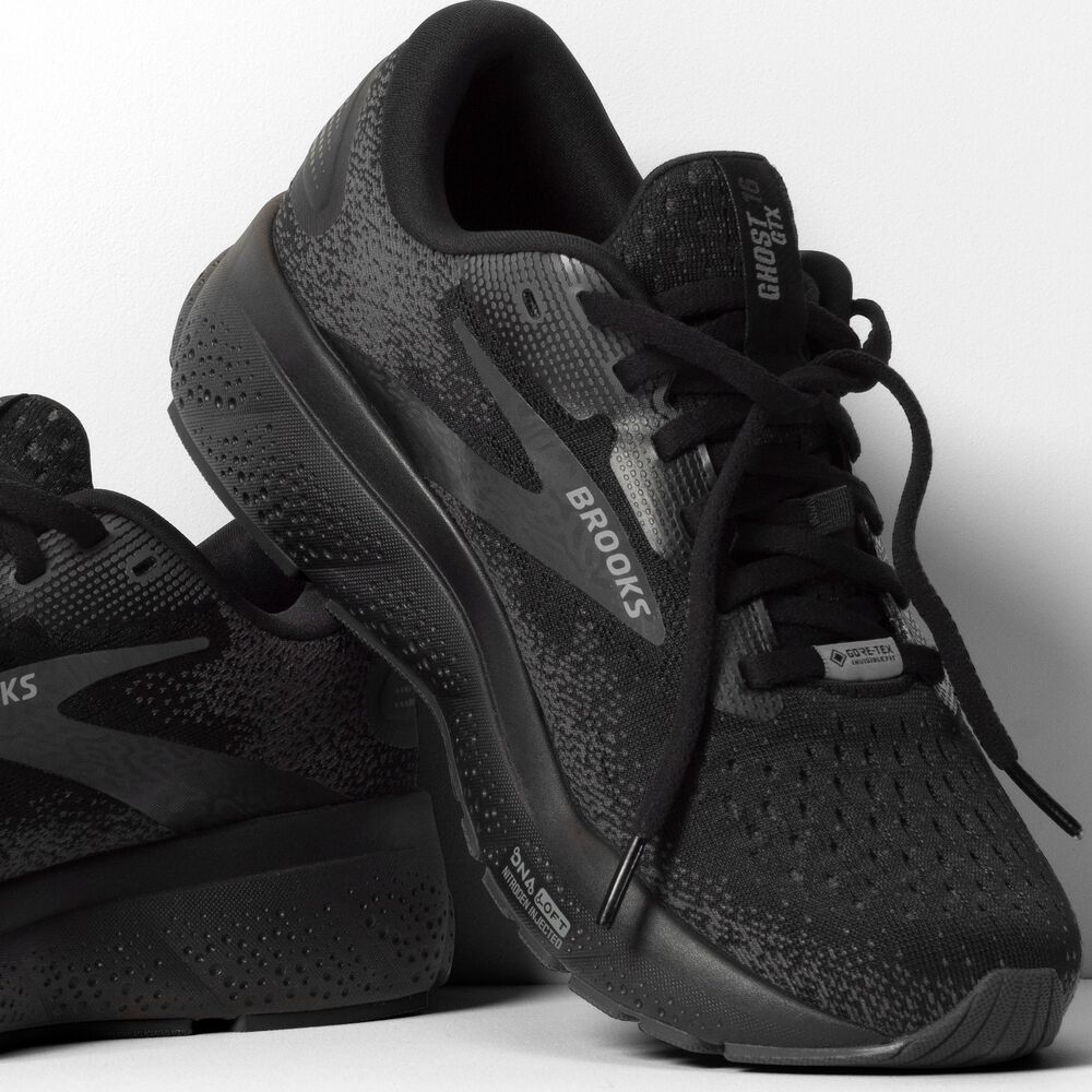 Brooks Ghost 16 GTX - Schwarz/Schwarz/Ebony