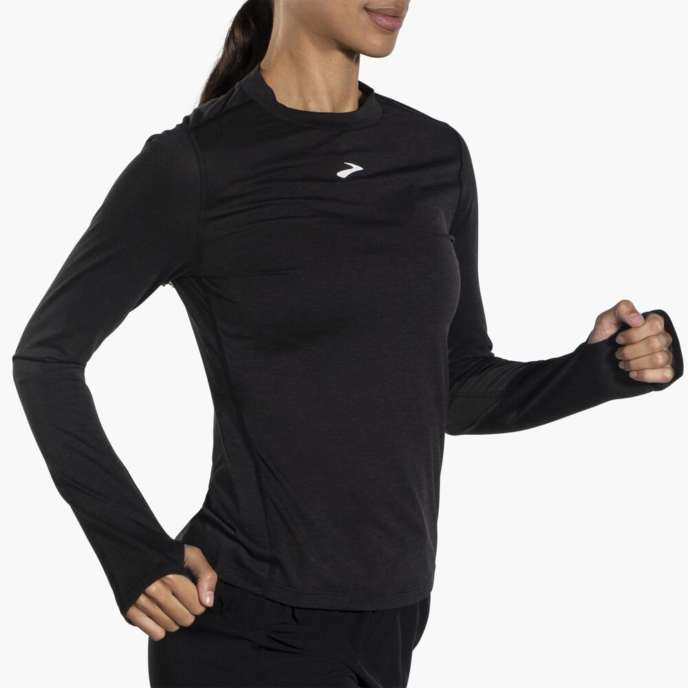 Brooks High Point Long Sleeve - Schwarz