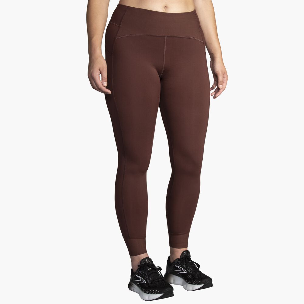 Brooks Momentum Thermal Tight - Run Raisin