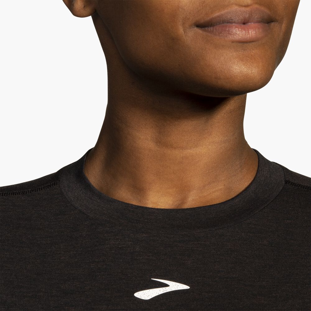 Brooks High Point Short Sleeve - Schwarz