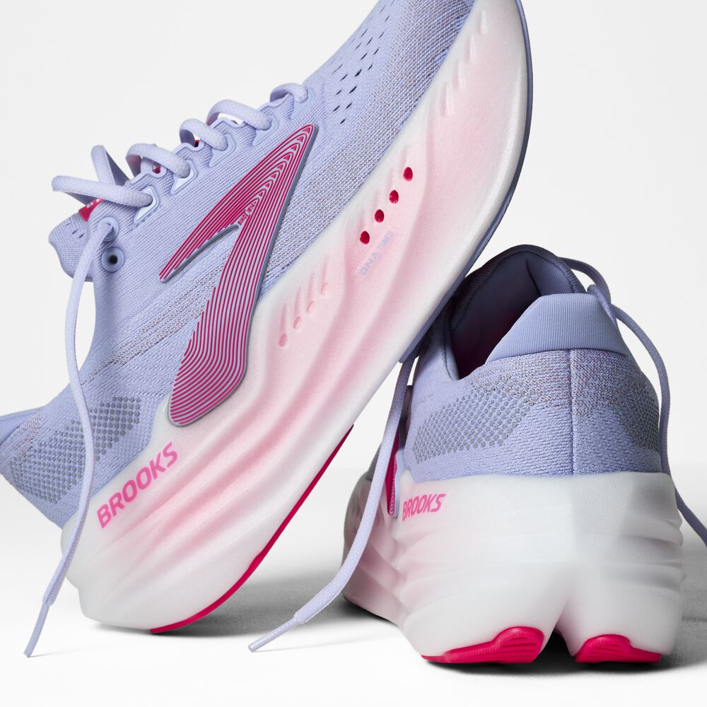 Brooks Glycerin Max - Blaureiher/Diva Pink/Weiß