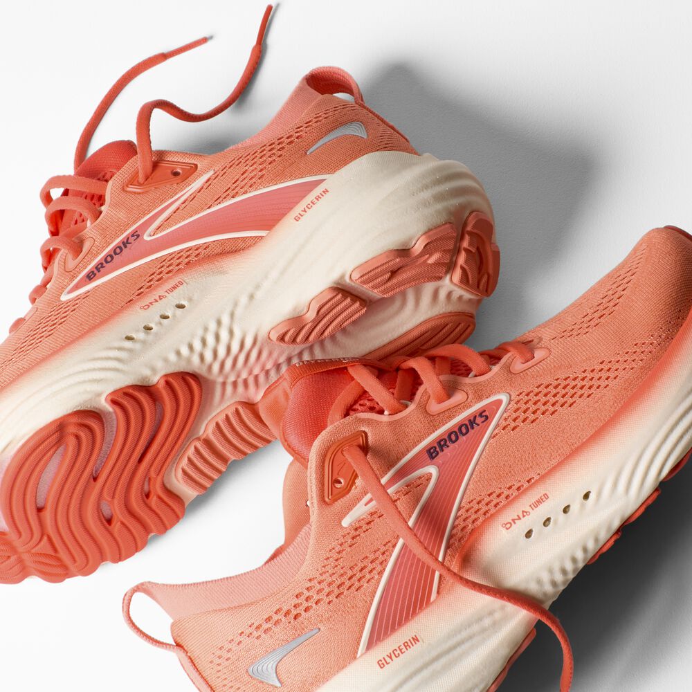 Brooks Glycerin 22 - Wüstenblume/Koralle/Milchfarben