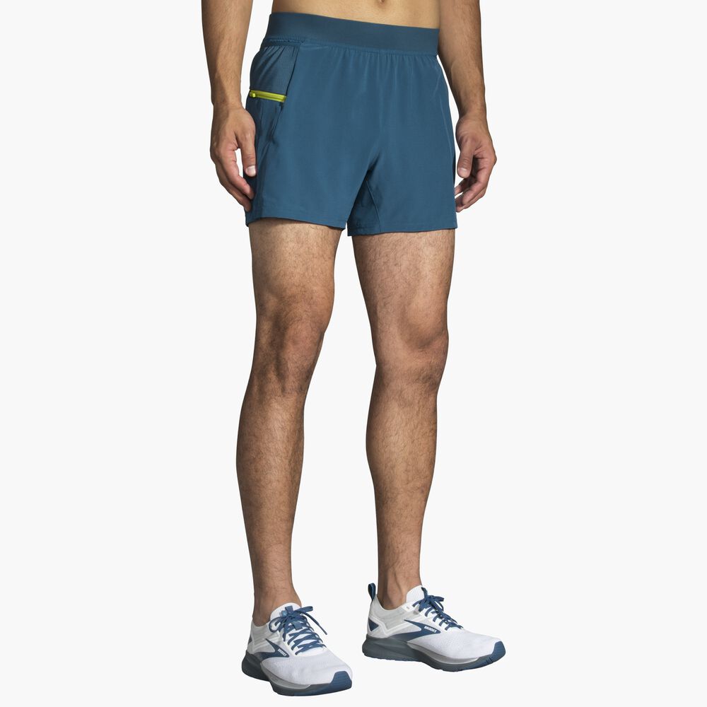 Brooks Sherpa 5" 2-in-1 Short - Alpin/Helles Moos