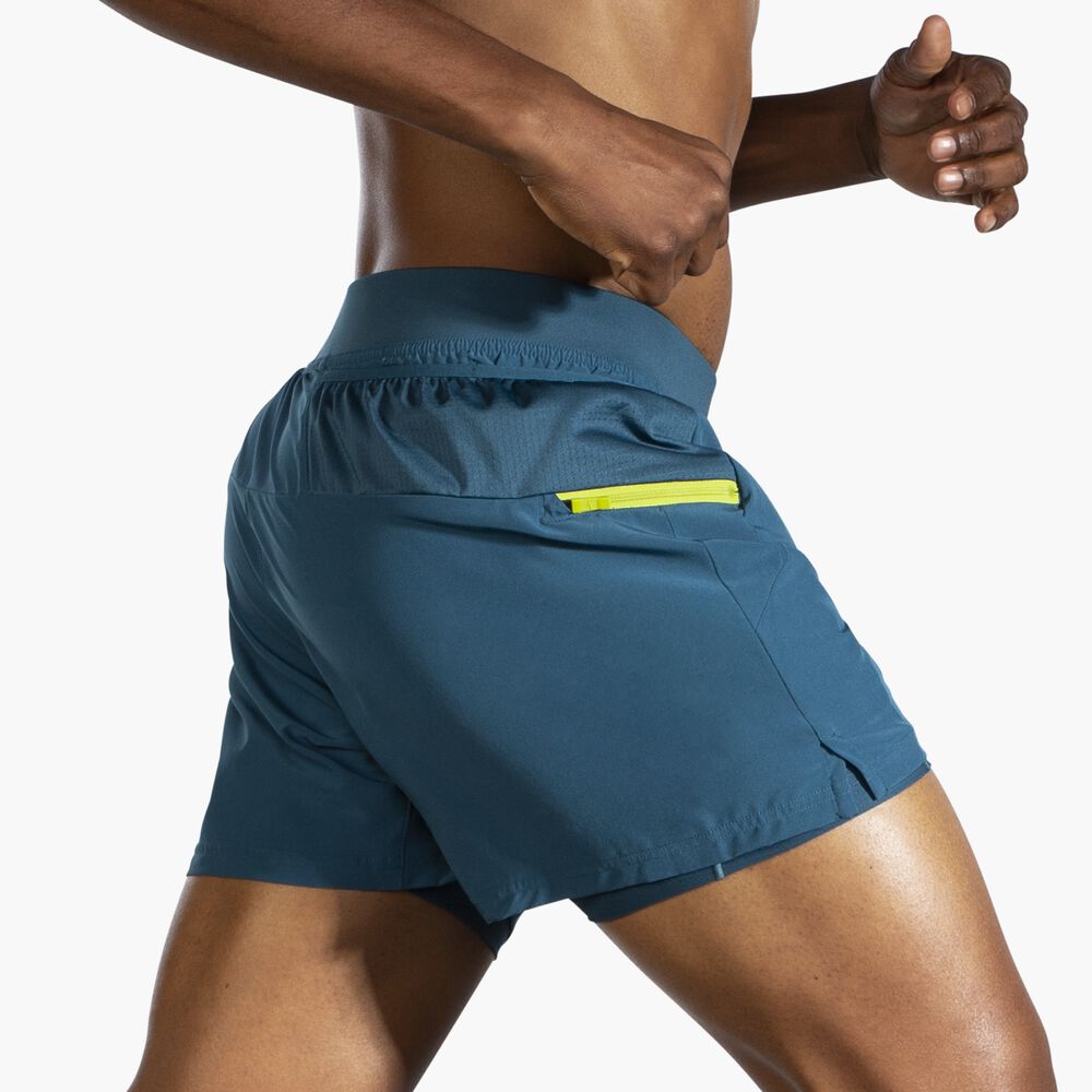 Brooks Sherpa 5" 2-in-1 Short - Alpin/Helles Moos