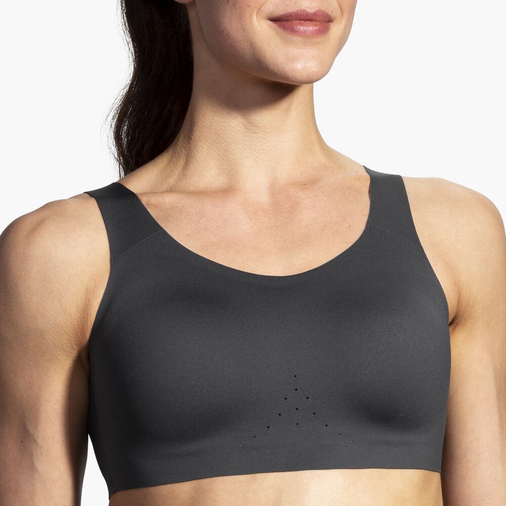 Brooks Dare Scoopback Run Bra - Asphalt