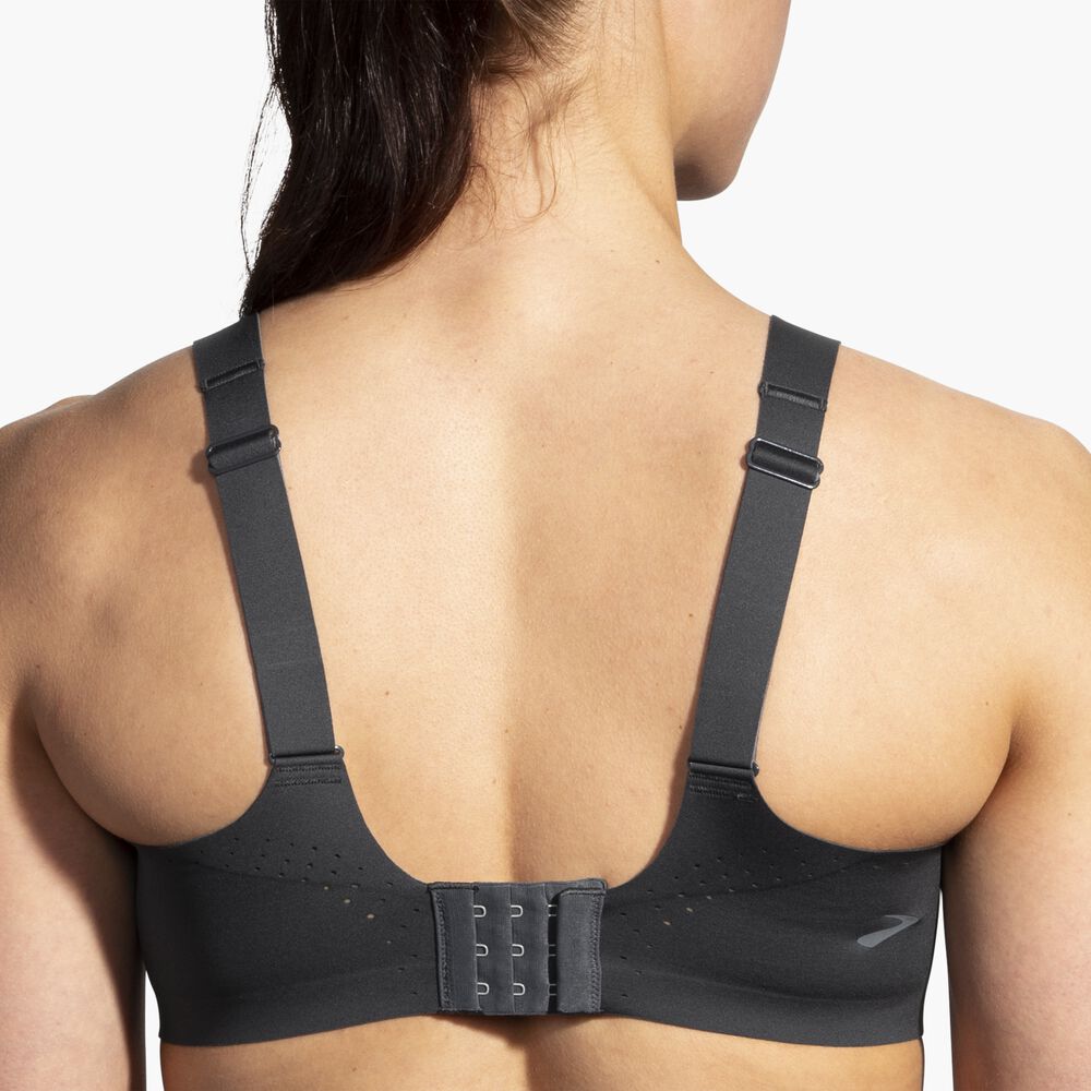 Brooks Dare Scoopback Run Bra - Asphalt