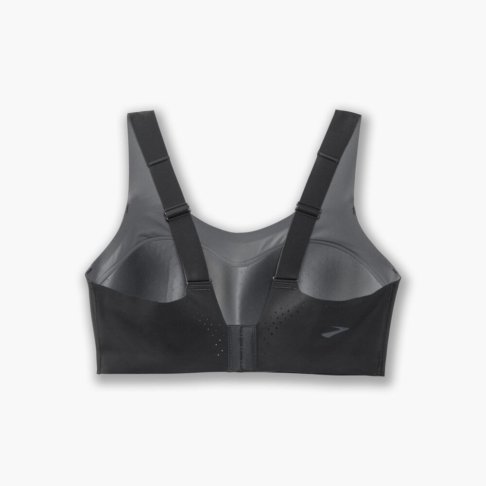 Brooks Dare Scoopback Run Bra - Asphalt