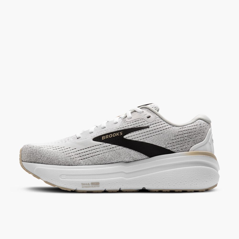 Brooks Ghost Max 2 - Weiß/Pelikan/Austernblau