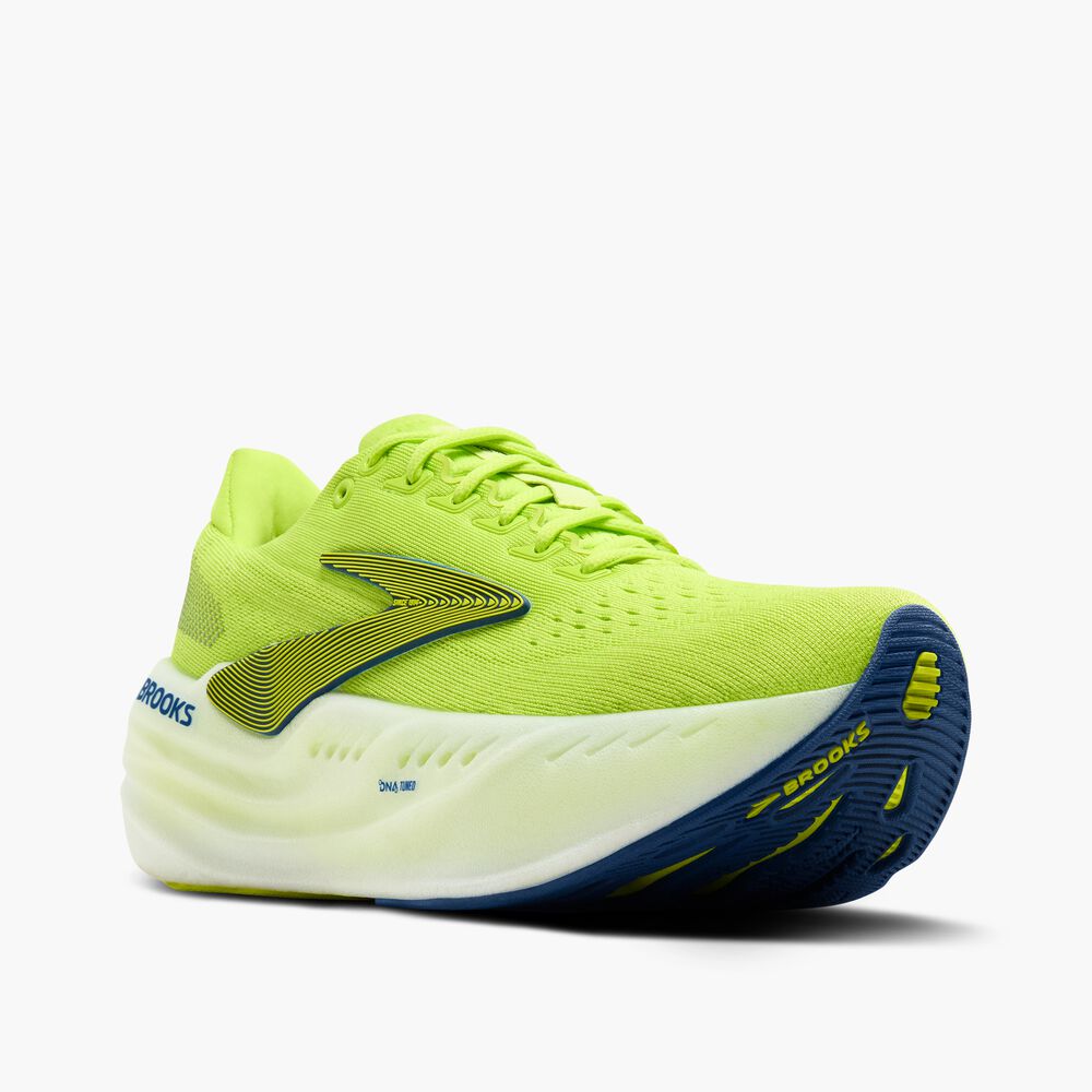 Brooks Glycerin Max - Limette/Marineblau Pfingstrose/Weiß